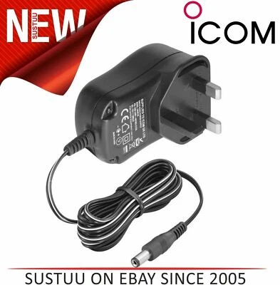 Icom BC-06 M73 UK 12V Charger 1.0 Amp Adapter Switch Mode Charger PSU - Image 1 of 2