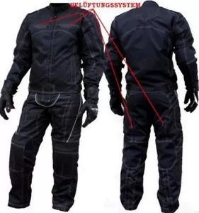 GIACCA MOTO NUOVA + PANTALONI - IN TESSUTO - CON PROTEZIONI RIMOVIBILI - Foto 1 di 12