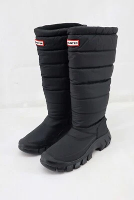 Hunter Intrepid Botas de Nieve Altas para Mujer Impermeables Bungee Pull On Foto 1 de 4