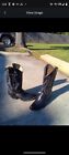 Black Lizard Skin Cowboy Boots 