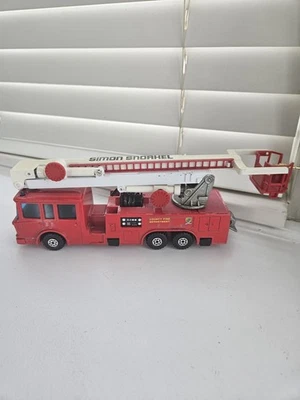 De colección 1979 Matchbox Super Kings K-39 Simon Snorkel Camión de Bomberos Diecast Metal  Foto 1 de 4