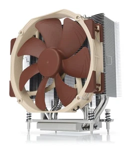 NH-U14S TR4-SP3, Premium-Grade CPU Cooler for AMD sTRX4/TR4/SP3 (140mm, Brown) - Picture 1 of 6