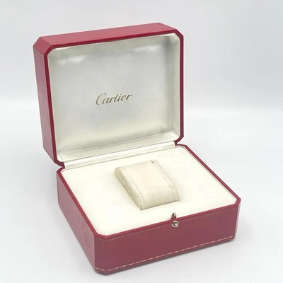 Genuino Cartier Rojo Presentación Damas Caja Roadster Tanque Panthere Ballon Santos Foto 1 de 4