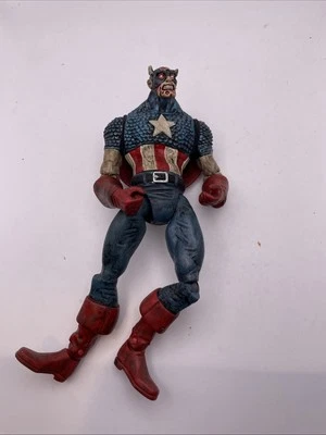 Figura rara 2007 Zombie Coronel Capitán América Marvel Legends Diamond Select  Foto 1 de 4