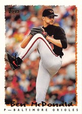 Ben McDonald 1995 Topps 165  Baltimore Orioles