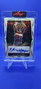 2023 leaf metal ebay exclusive Elvin Hayes auto card # 4/4 - Picture 1 of 6