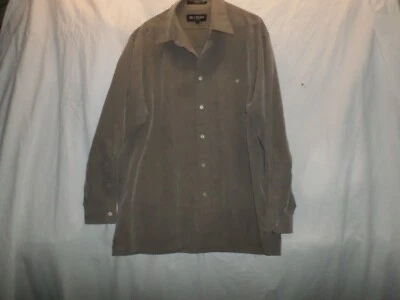 Camisa Brandini Le Collezione Gris Botón Frontal L Foto 1 de 4