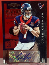 2012 Panini Contenders Case Keenum #112 RC ROOKIE Playoff Ticket Auto /99
