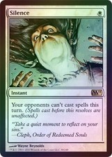 Silence - Foil new MTG M11 Magic