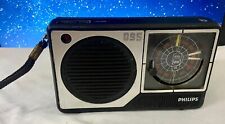 Vintage Philips Radio Portable Am/ Fm Stereo Swing along Radio 095 Rare 60s