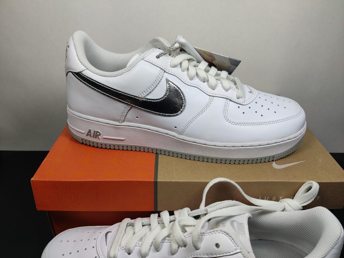 Nike Air Force 1 Low Color of the Month - White Silver for Nike Air Force 1 Low Color of the Month - White Silver for