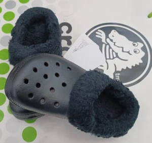 CROCS MAMMOTH BLITZEN POLAR KID BAYA CLOG SHOE~Black~Toddler C 6/7~NWT - Picture 1 of 6