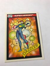 DAZZLER #13 : MARVEL UNIVERSE Series 1 card; 1990 Impel; X-Men, disco hero