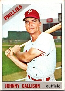 1966 Topps Johnny Callison Philadelphia Phillies #230