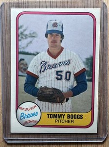 1981 Fleer Tommy Boggs #261 Atlanta Braves