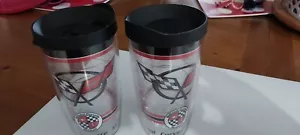CORVETTE 24 OZ TERVIS TUMBLER GM Promo TRAVEL MUG WITH BLACK LID - Picture 1 of 3