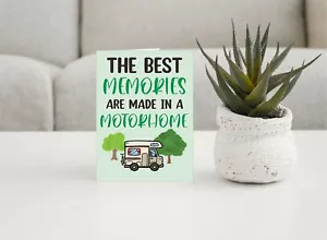 Motorhome Greeting Card - The Best Memories Are Made In A - Novelty Cards - Picture 1 of 3