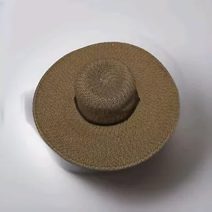 Milani Sun Hat One Size Italy Wide Brim Adjustable Beach Floppy Hat Oversized - Picture 1 of 5