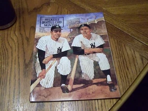 MICKEY MANTLE & DIMAGGIO BECKETT BASEBALL CARD MONTHLY MAGAZINE JUNE 1991 - Picture 1 of 1