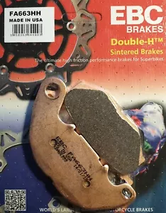 EBC/FA663HH Sintered Brake Pads Front for Yam YZF-R3 15-22, MT03 (321cc) 15-22 - Picture 1 of 2