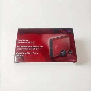 Rocketfish RF-PHD35 PATA/ EIDE HDD Hard Drive Enclosure Kit USB 3.5" Red OB - Photo 1/4