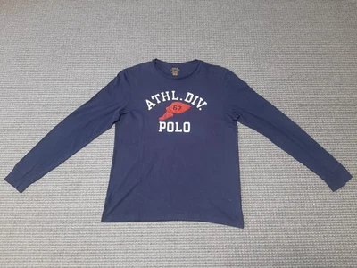Polo Ralph Lauren Athletic Division P Wing 67 Long Sleeve T Shirt Sz Medium - image 1 of 4