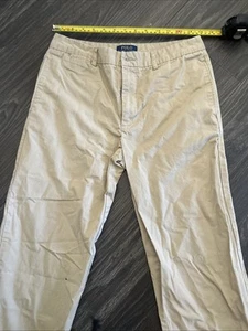 Polo Ralph Lauren - Cotton Flat Front Chinos, Size 10, Light Tan - Picture 1 of 8