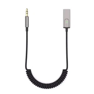Bluetooth 5.1 AUX Autoadapter USB auf 3,5 mm Klinke Dongle Kabel Freisprech2160 - Bild 1 von 7