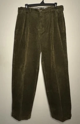 Pantalón Andrew Polo Ralph Lauren Pana Vintage Para Hombre 34X29 Verde Oliva Preppy Foto 1 de 4