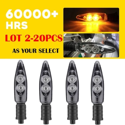 Luz de señal de giro delantera LED EOU ámbar 2-20 piezas para BMW F700GS F800GS F800GS F800GT F800R Foto 1 de 4