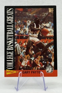 Gary Payton 1992 Kellogg's Raisin Bran College Basketball Greats #18 Oregon - Picture 1 of 2
