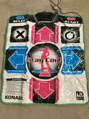 KONAMI SONY PLAYSTATION 1/2 DANCE DANCE REVOLUTION GAME PAD DANCE MAT RU041 - Image 1 of 4