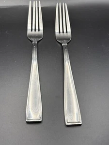 Set 2 forchette posate acciaio inox modello Reed & Barton Benson vintage - Foto 1 di 4