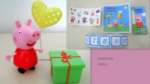 KINDER MAXI ITA 2022 - PEPPA PIG VUE 18 + CARD ADHESIVE CARDS - Picture 1 of 1