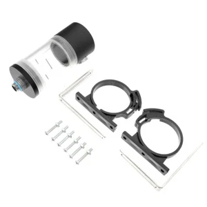 Water Cooler Tank Cylindrical Cooling Reservoir Pc Coolant Fittings - Afbeelding 1 van 12