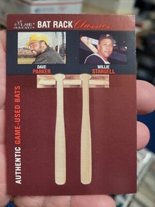 DAVE PARKER WILLIE STARGELL 2003 FLEER BAT RACK CLASSICS Pirates card #'d/300