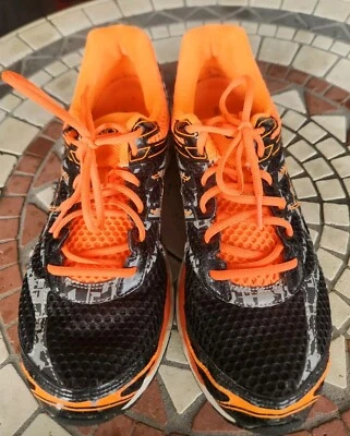 ASICS Mens Tenis GEL-Cumulus 16  FluidRide Size: US 11 Black And Orange - Image 1 of 4