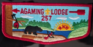 OA Agaming Lodge 257 - Regular Issue flap - Picture 1 of 1