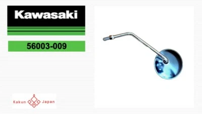 ESPEJO RETROVISOR KAWASAKI OEM 56003-009 genuino Mach III H1 H2 G3 G4 S1 S2 S3 Foto 1 de 4