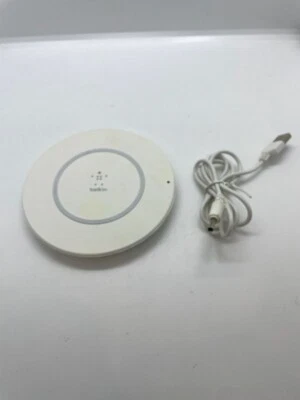 Belkin Wireless Charging Pad White X FREE SHIPPING a - Image 1 of 3
