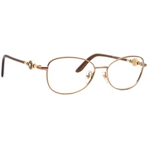 Versace Eyeglasses MOD. 1214 1304 Brown/Gold Butterfly Frame Italy 52[]16 135 - Picture 1 of 6