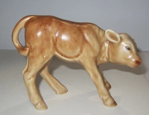 Vintage Kalb / Kuh Porzellan Figur England - Bild 1 von 9