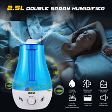 2.5L Mist Humidifier Ultrasonic Room LED Home Cool Mist Air Purifier Aroma Home