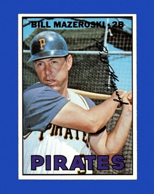 1967 Topps Set-Break #510 Bill Mazeroski como nuevo *GMCARDS* Foto 1 de 2