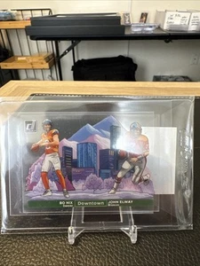 2024 Donruss Clearly Bo Nix John Elway (RC) Dual Downtown - RARE CASE HIT !! - Picture 1 of 2