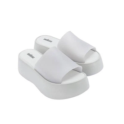 Sandalias de gelatina Melissa Becky plataforma para mujer, grises, talla 10 para mujer Foto 1 de 4