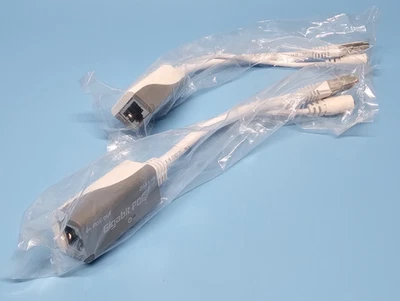 Lot of 2, New MikroTik RBGPOE Passive PoE injector, for Gigabit LAN products.