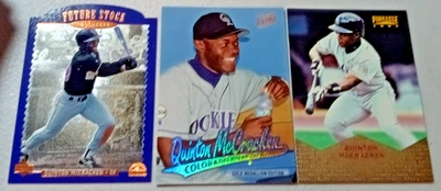 1996 Upper Deck Quinton McCracken Future Stock Prospects 新秀卡 — 第 1/4 张图片