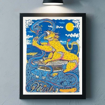 Phish Alpharetta Georgia 2025 Poster At Ameris Bank On September 16 And 17