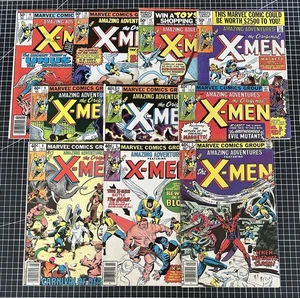 Amazing Adventures Lot of 10 Reader Copies - X-Men Reprints (Marvel, 1980) SB - Picture 1 of 13